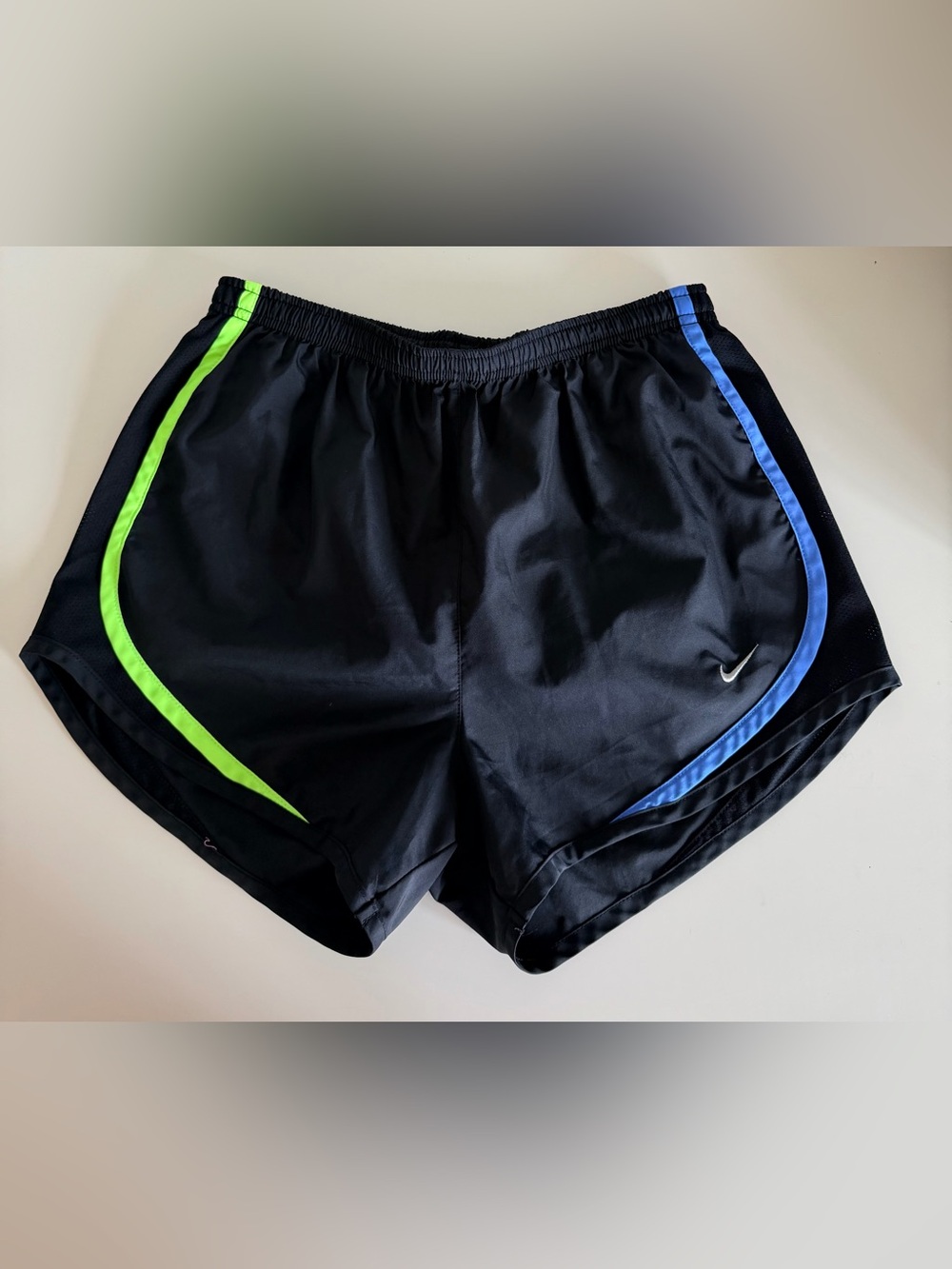 Nike Black Track Shorts with Color Contrast